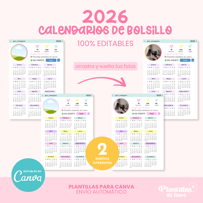 ⭐ Calendario de Bolsillo 