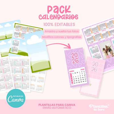 📆 Pack Calendarios ✨