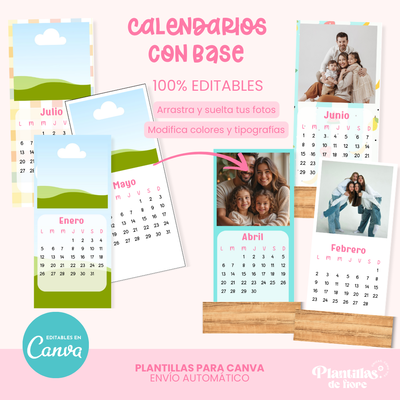 📆 Calendario con Base 2026 ✨