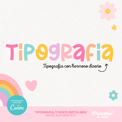 ✨ Tipografía Alegre ✨ 