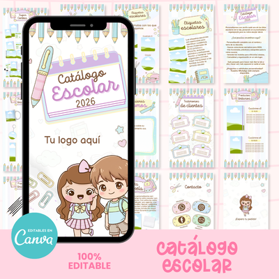 📘 Catálogo Escolar ✨