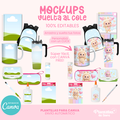 🎒 Mockups Vuelta al Cole✏️