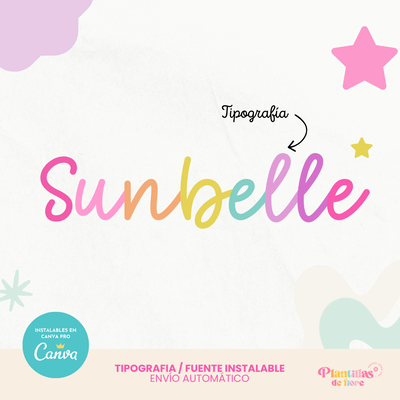 ✨ Tipografía Sunbelle✨