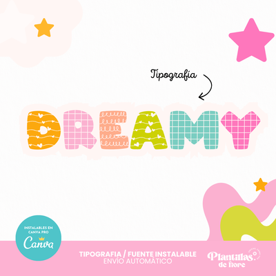 ✨ Tipografía Dreamy ✨