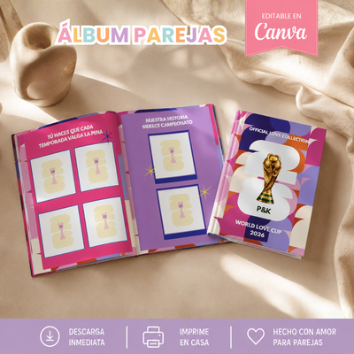 💖 Álbum para Parejas | Editable en Canva 📸