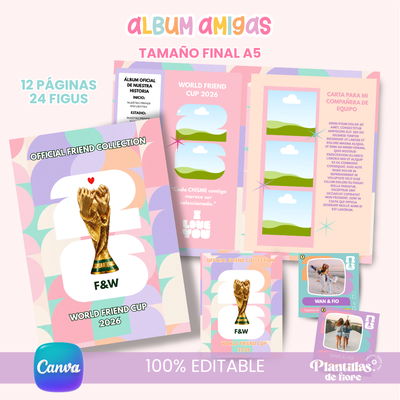 ⚽ Álbum Mundial - Día del Amigo ✨