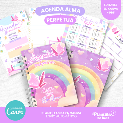 ✨ Agenda Alma Semanal - Perpetua 💖