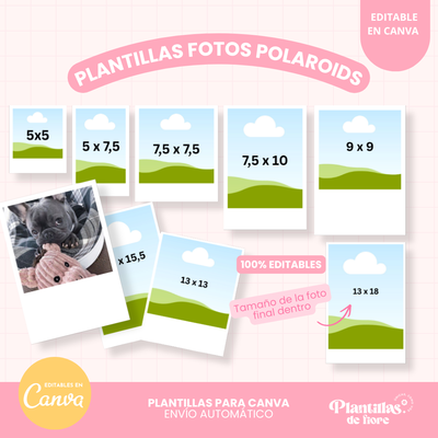 📸 Plantillas para Fotos Polaroid ✨