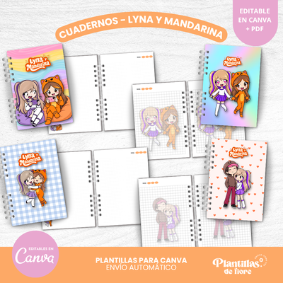 ✨Cuadernos Lyna y Mandarina 🎀