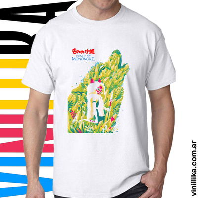 Remera DTF - La Princesa Mononoke 0001