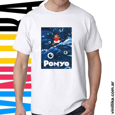 Remera DTF - Ponyo en el Acantilado 0002
