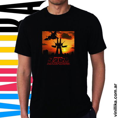 Remera DTF - Macross Robotech 0001