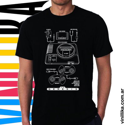 Remera DTF - Sega Genesis 0001