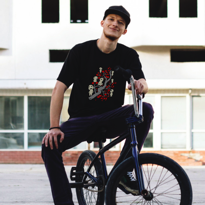 Remera Princesa Mononoke Kodamas 0002 LUMINISCENTE