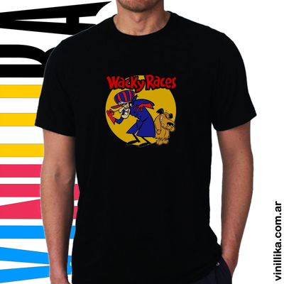 Remera DTF - Los Autos Locos Pierre Nodoyuna y Patán 0001