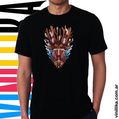 Remera DTF - Remera Princesa Mononoke 0011