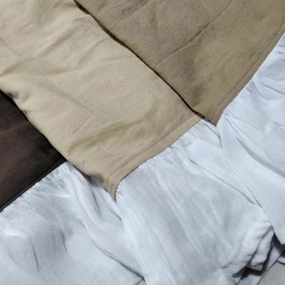 CAMINO DE MESA TUSSOR CON VOLADO