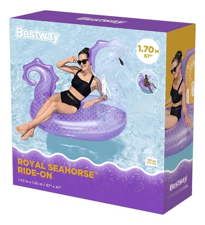 Inflable Royal Seahorse Ride On Bestway