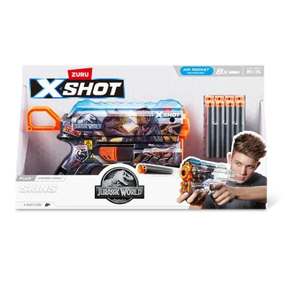 Pistola Xshot Skins Flux Jurassic World