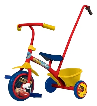 Triciclo Little Cars Con Barral