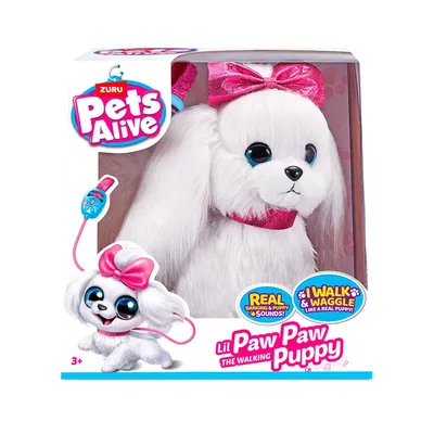 Pets Alive Lil Paw Paw Perrita Interactiva