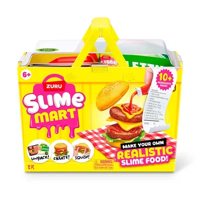 Slime Mart Canasto De Compras Crea Tu Hamburguesa