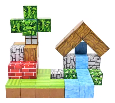 Magnetic Cube Cabaña Junto Al Rio 48 Pzs