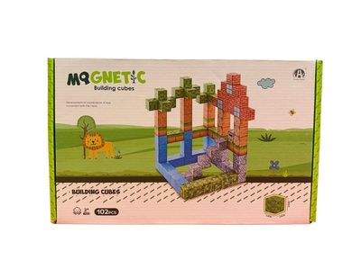 Magnetic Building Cubes 102 Pzs