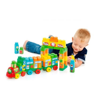 Molto Blocks Trencito Didactico 70 Pzs