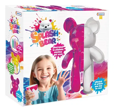 Splash Bear Derrama La Pintura Encima Del Oso