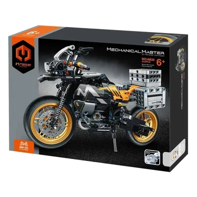 Mechanical Master Moto Gris Para Armar 572 Pzs