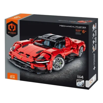 Mechanical Master Auto Rojo Para Armar 1131 Pzs