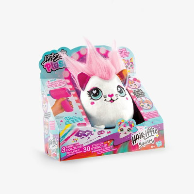 Airbrush Plush Hairiffic Squishy Style 4 Ever