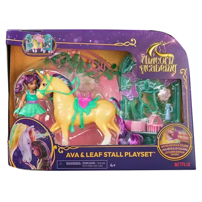 Unicorn Academy Ava & Leaf Playset