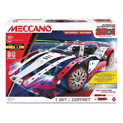 Meccano Supercar Supervoiture 25 En 1 Motorizado