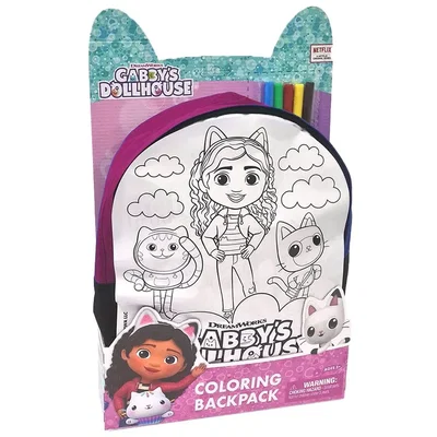 Gabby Dollhouse Mochila Para Pintar