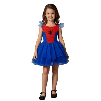 Disfraz Spiderman Nena Con Tutu