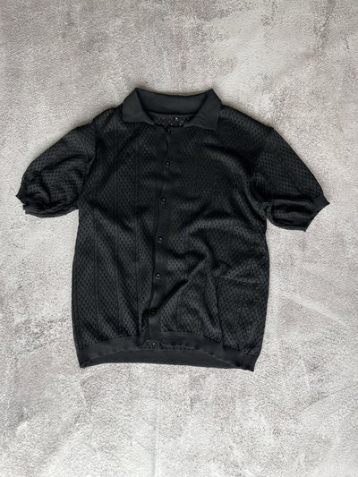Camisa tejida Black