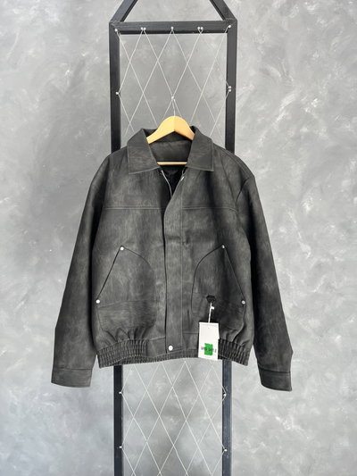 Chaqueta Vintage cuero vegano