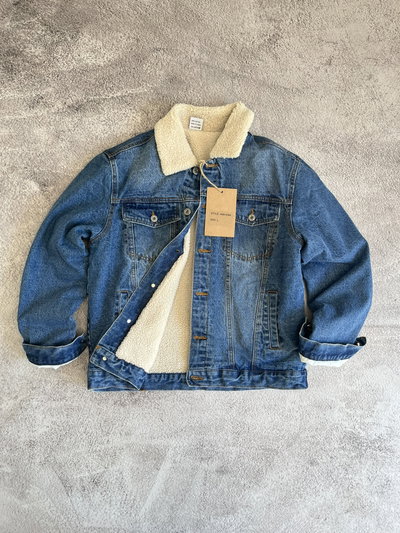 Campera Jeans Corderito
