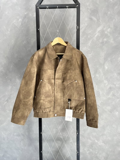 Chaqueta Vintage cuero vegano