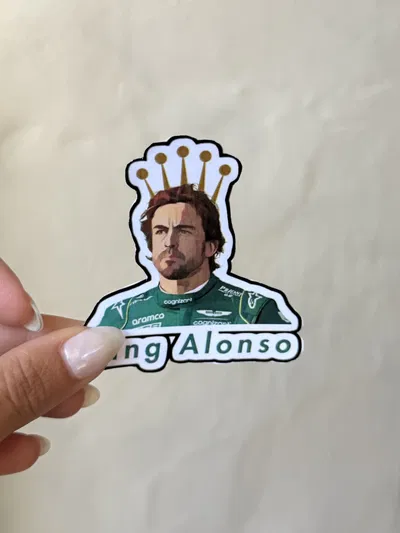 STICKER TÉRMICO ALONSO KING 7x7