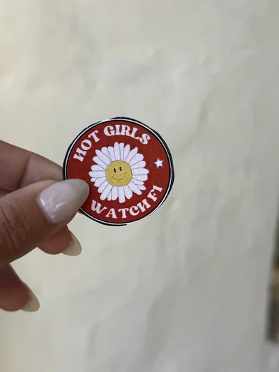 STICKER TÉRMICO HOT GIRLS WATCH F1 - (circular) 3x3