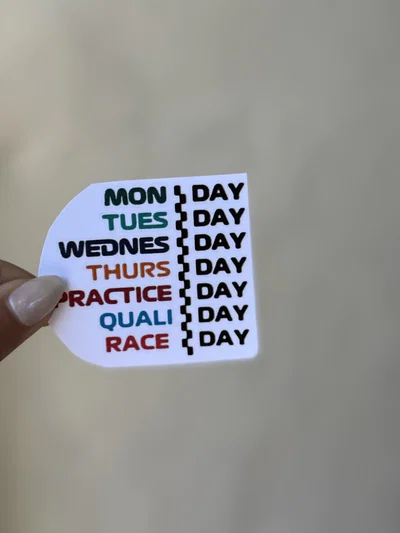 STICKER TÉRMICO RACE DAYS 7x6