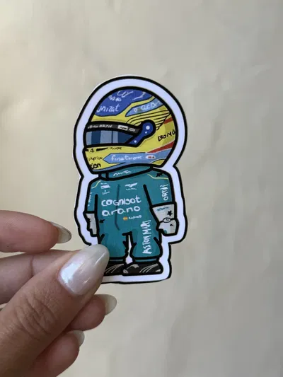 STICKER TÉRMICO MINI ALONSO 7x4