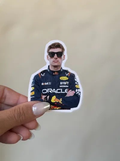 STICKER TÉRMICO MAX VERSTAPPEN 5x8