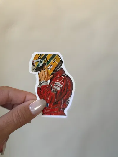 STICKER TÉRMICO SENNA VINTAGE 7x4