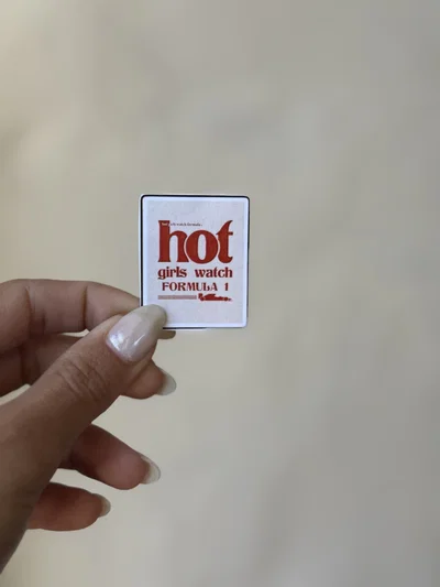 STICKER TÉRMICO HOT GIRLS WATCH F1 3x4