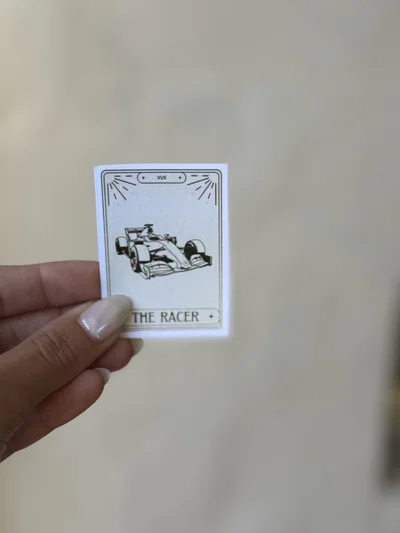 STICKER TÉRMICO CARTA THE RACER 6x4