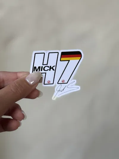 STICKER TÉRMICO MICHAEL SCHUMACHER 6x3